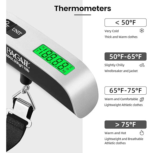Know your luggage weight in seconds with a compact digital scale trusted by travelers worldwide