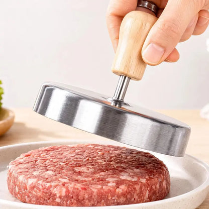 Effortless Stainless Steel Burger Press for Perfect Uniform Patties