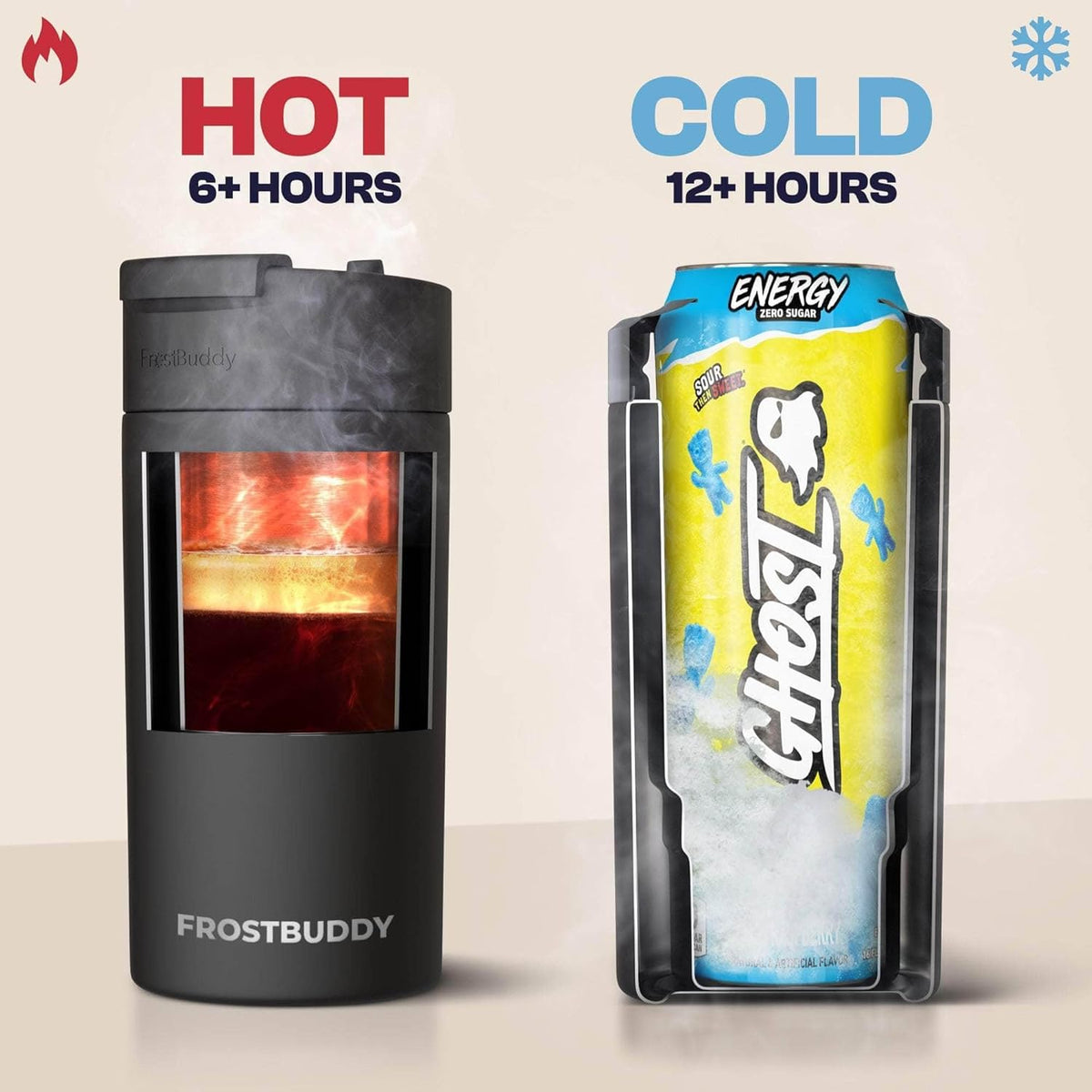 One Cooler for Every Drink: Cans, Slims, & Bottles.