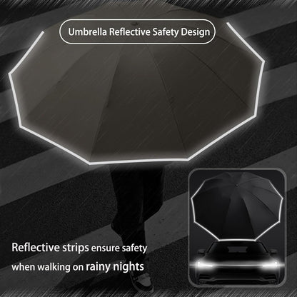 Stay Dry, Stay Safe — The Ultimate Inverted Umbrella.
