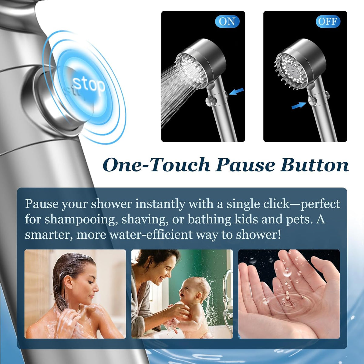 Filtered Shower Head - High-Pressure Micro Nozzle System For Cleaner, Stronger Daily Showers