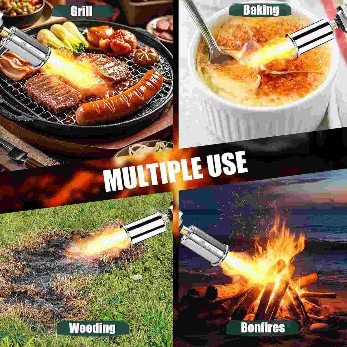 Ultra-Powerful Propane Torch Gun for Weed Burning & Outdoor Cooking