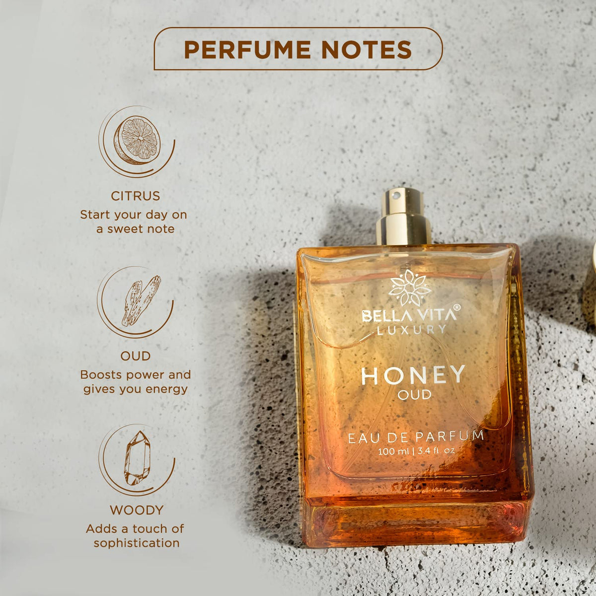 Rich Honey & Oud Luxury Perfume