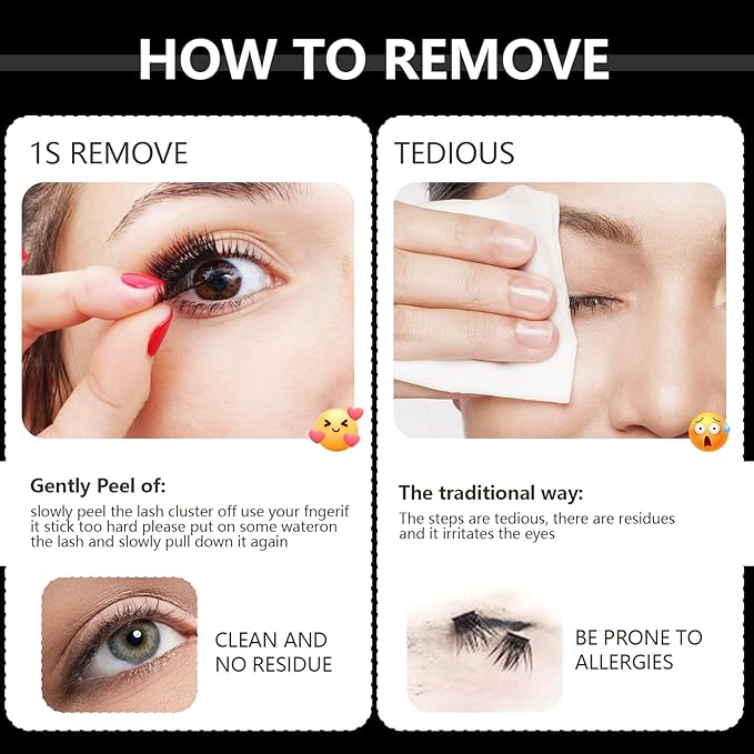 No-Glue Press-On Eyelash Extensions: Professional Look in 3 Seconds