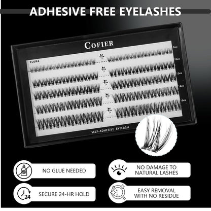 No-Glue Press-On Eyelash Extensions: Professional Look in 3 Seconds