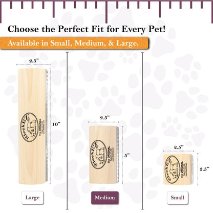 Patented Deshedding Grooming Brush – Remove Up to 95% of Loose Hair & Dander in Minutes