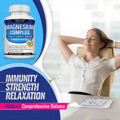 Unlock Total Body Wellness with 8-in-1 Advanced Magnesium Complex
