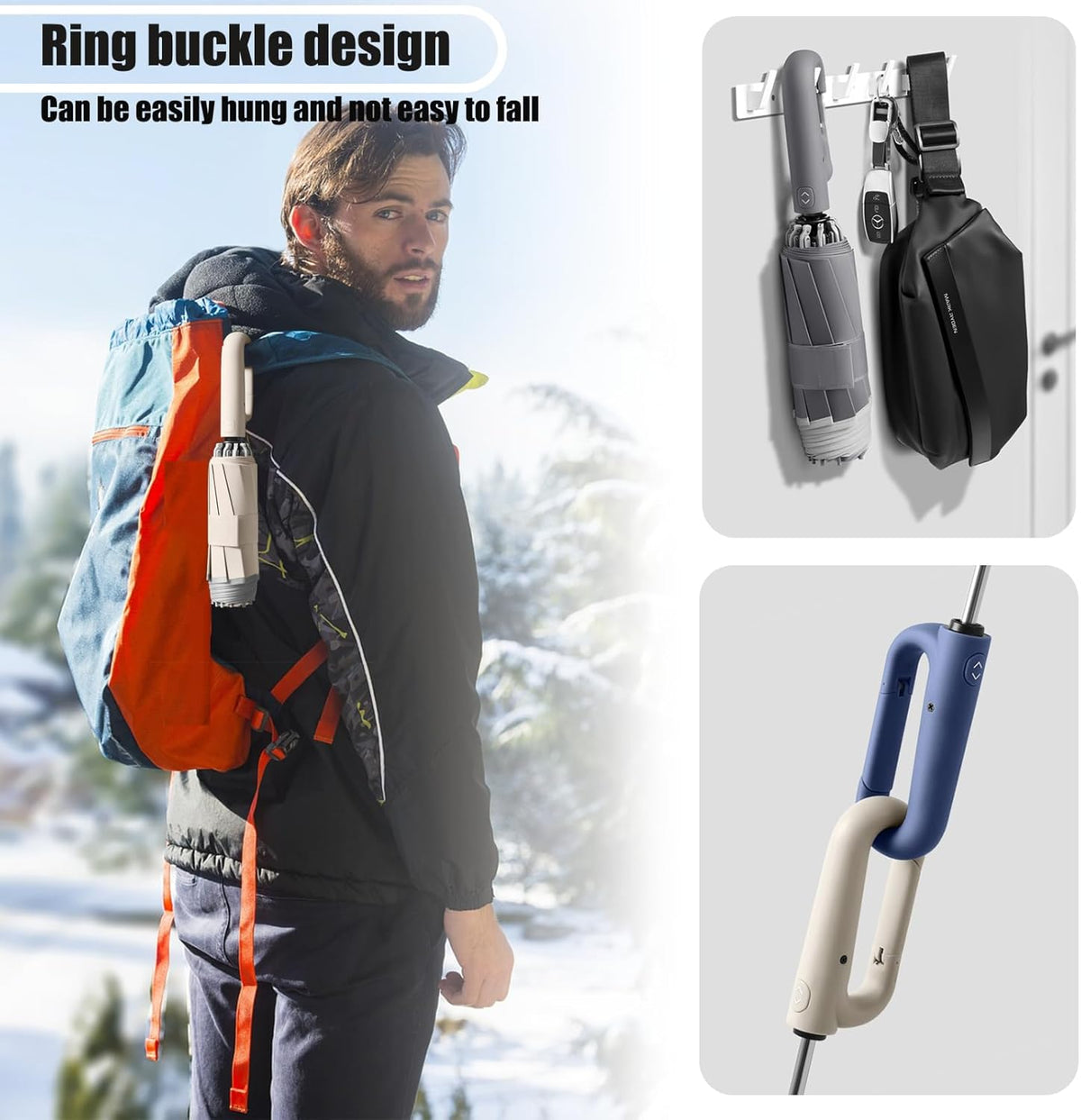 Stay Dry, Stay Safe — The Ultimate Inverted Umbrella.