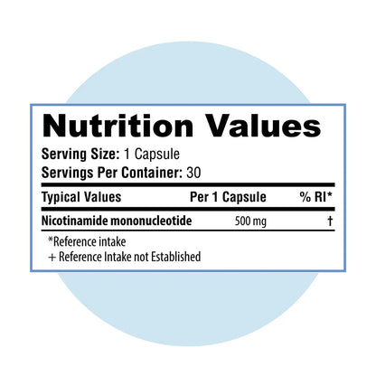 NMN Supplement – 99.9% Ultra-Pure Nicotinamide Mononucleotide For Peak Cellular Energy & Longevity
