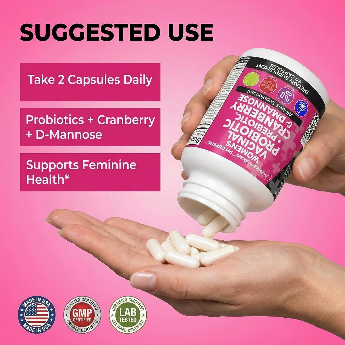 Eliminate Odor & Restore pH Balance Instantly with 4-in-1 Vaginal Care