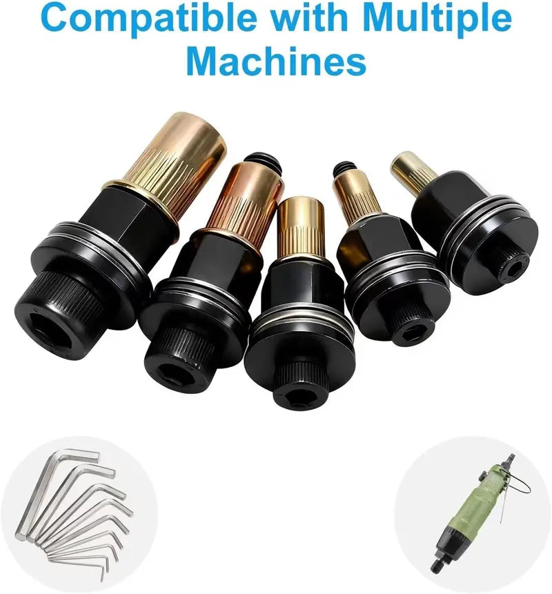 Heavy Duty Drill Adapter Rivet Nut Tool Set (M3-M8)