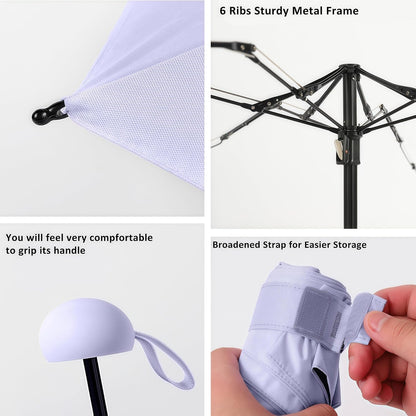 Ultra-Compact Pocket Capsule Umbrella with Hard Case