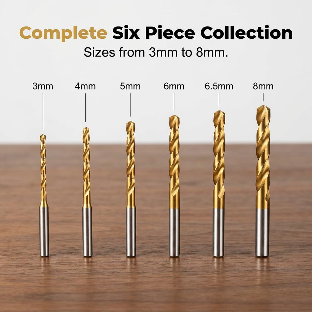 Ultimate Titanium Saw Drill Bit Set – Drill, Cut & Side-Saw Any Material Instantly