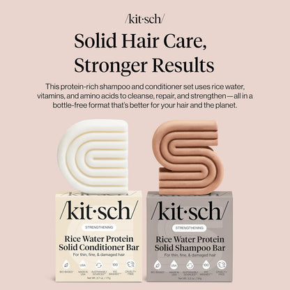 Rice Water Shampoo Bars For Stronger, Healthier Hair