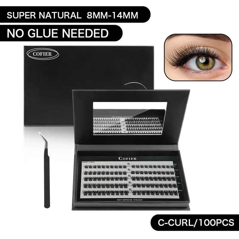No-Glue Press-On Eyelash Extensions: Professional Look in 3 Seconds