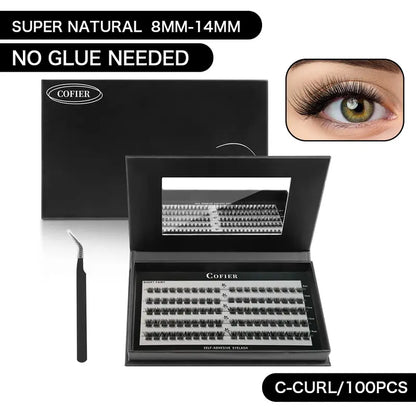 No-Glue Press-On Eyelash Extensions: Professional Look in 3 Seconds