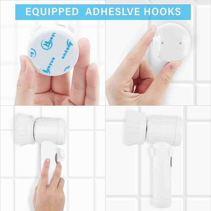 Cordless Electric Spin Scrubber Power Brush for Bathroom Kitchen Tile Cleaning