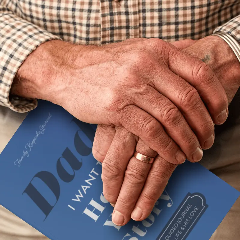 Discover His Journey: Prompted Memoir Diary to Record Dad's Past