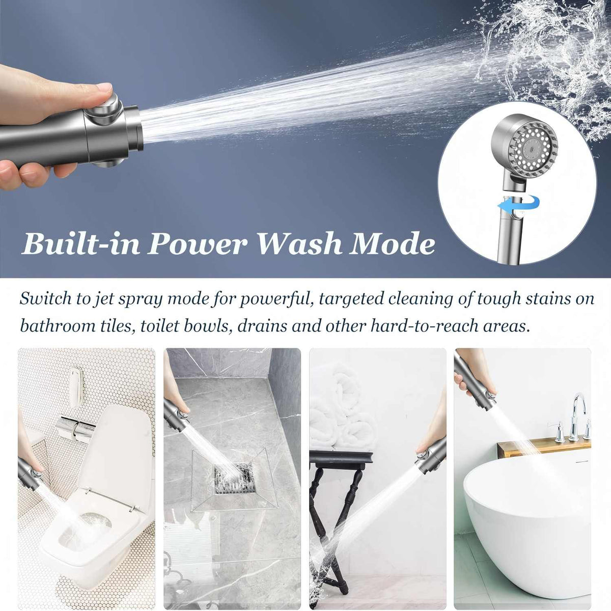 Filtered Shower Head - High-Pressure Micro Nozzle System For Cleaner, Stronger Daily Showers