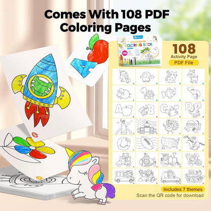 Jumbo Washable Silky Crayons for Mess-Free Toddler Fun