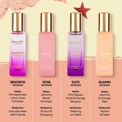 Signature Scent Collection: 4 Luxury Fragrances for Every Mood