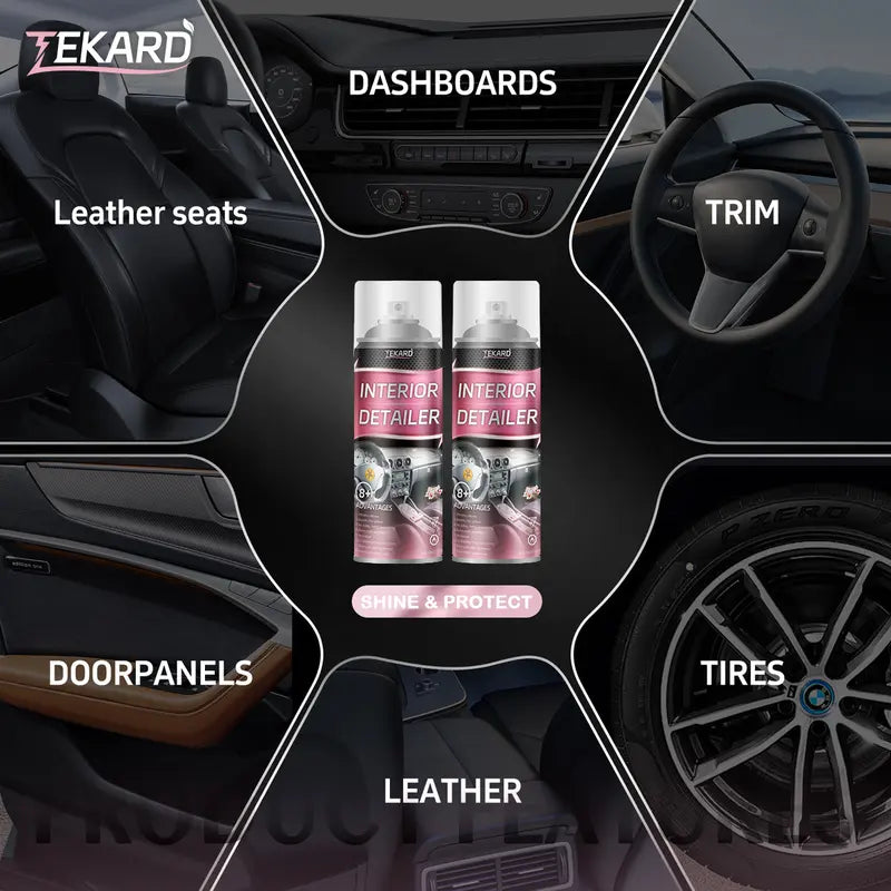 Interior Detailer Spray - Deep Clean, Restore & UV Protect Car Surfaces in Minutes