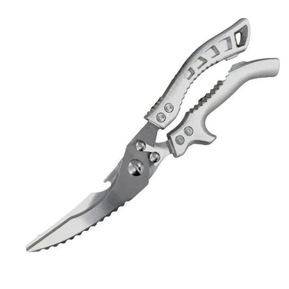Heavy Duty Spring-Loaded Poultry Shears - Effortlessly Cut Through Bones & Tough Meat