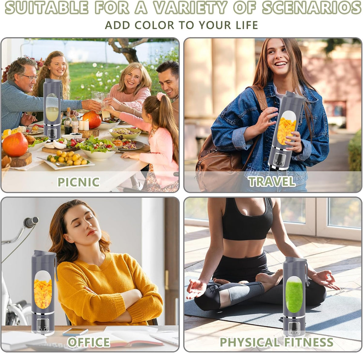 Fresh Smoothies Anywhere: Ultra-Powerful Portable Blender