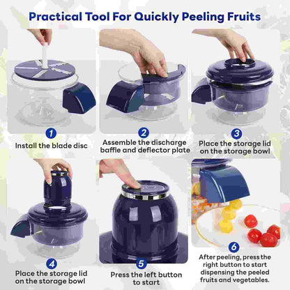 Effortless Hands-Free Automatic Small Fruit Peeler Machine