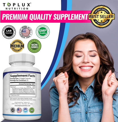 Unlock Total Body Wellness with 8-in-1 Advanced Magnesium Complex