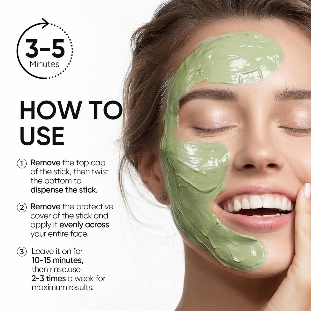 Hydrating Pore Care with Alaska Volcano Clay Stick