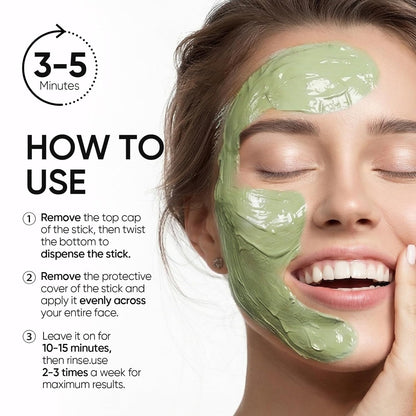 Hydrating Pore Care with Alaska Volcano Clay Stick