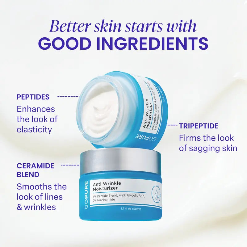 Daily Renewal Wrinkle‑Fighting Peptide Moisturizer