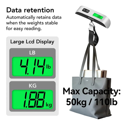 Know your luggage weight in seconds with a compact digital scale trusted by travelers worldwide