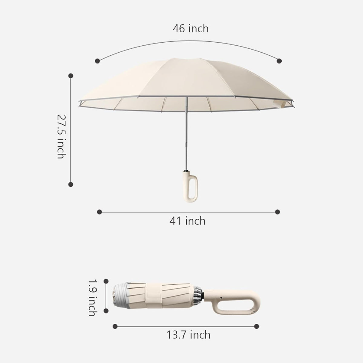 Stay Dry, Stay Safe — The Ultimate Inverted Umbrella.