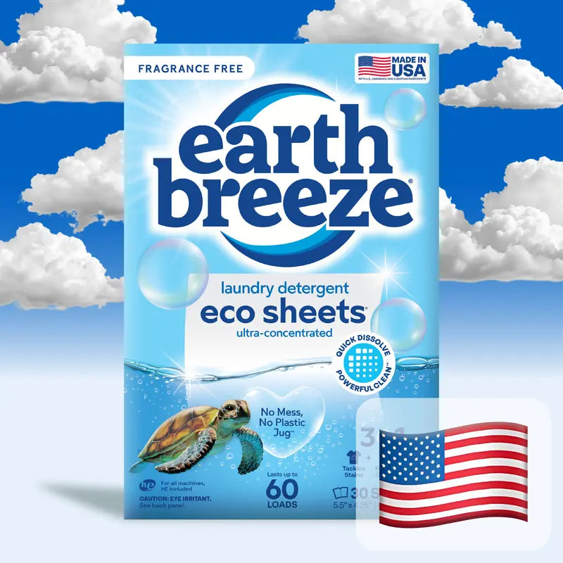 Eco-Friendly Laundry Sheets: Powerful Clean, Zero Waste.