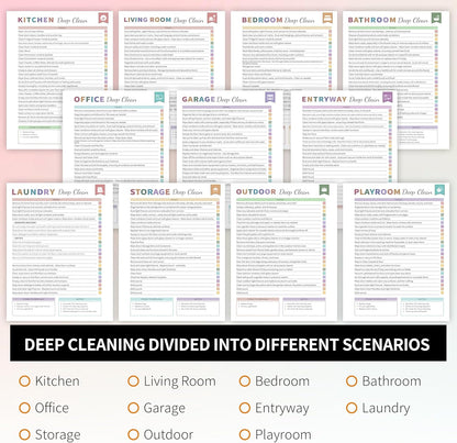 Never Forget a Cleaning Task Again With This Cleaning Schedule & Checklist Planner