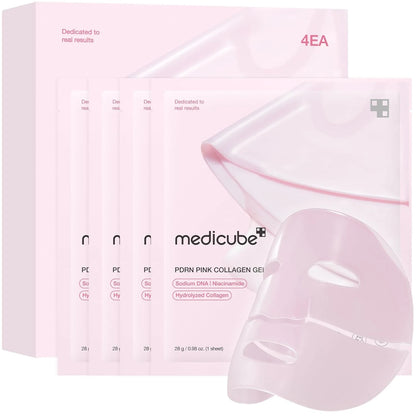 PDRN Pink Collagen Gel Mask – Color-Changing Absorption For Overnight Glass Glow