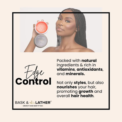 Strong Hold Edge Control Gel - Slay Your Edges Safely With 48H Extreme Hold & Zero Flakes!