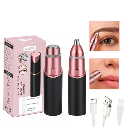 Facial Hair Remover – Touch-Activated Painless For Silky-Smooth Skin