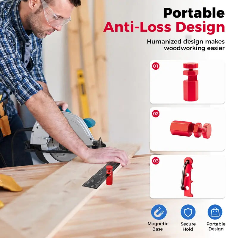 Tall Stair Gauges – Extended Slot Framing Jig For Ultra-Precise Layouts