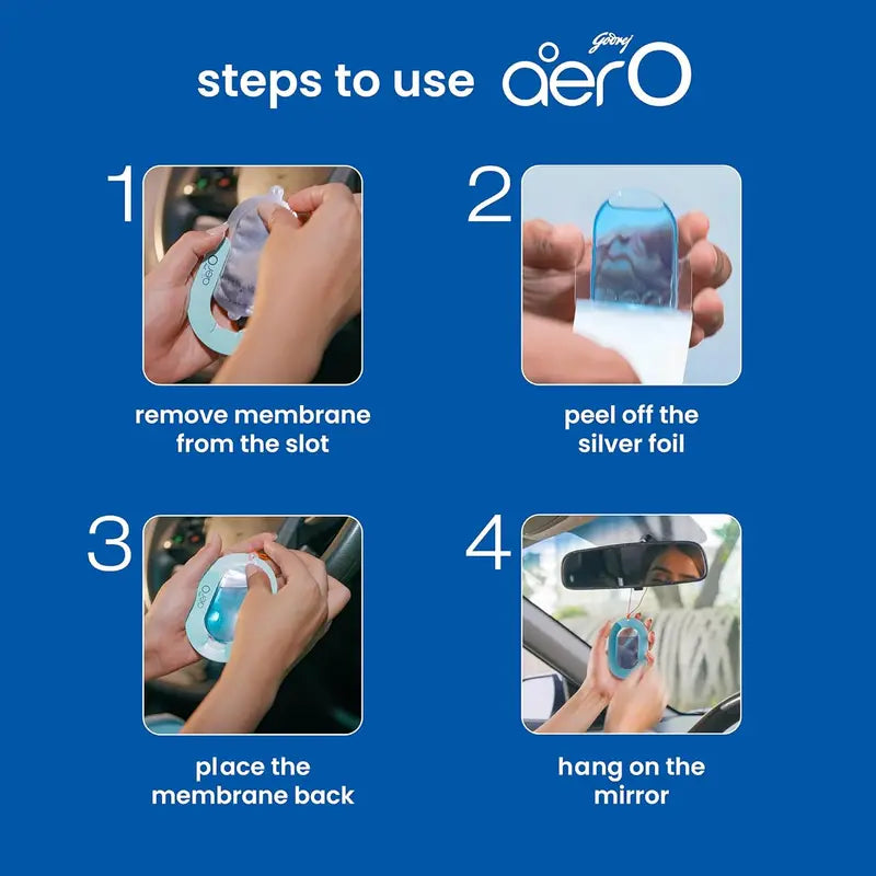 Hanging Car Air Freshener Gel – Advanced Spill-Proof Membrane For Odor Elimination