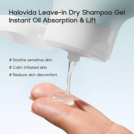 Leave-In Dry Shampoo Gel – Oil-Absorbing, Waterless Formula for Fresh, Voluminous Hair