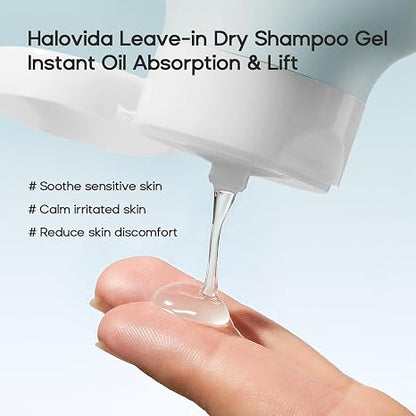 Leave-In Dry Shampoo Gel – Oil-Absorbing, Waterless Formula for Fresh, Voluminous Hair