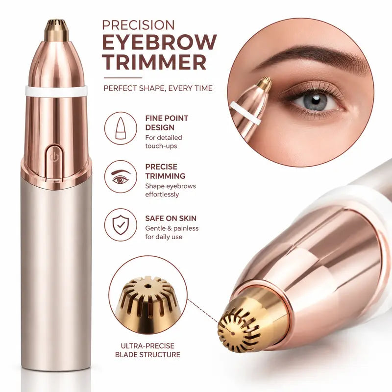 Facial Hair Remover – Touch-Activated Painless For Silky-Smooth Skin