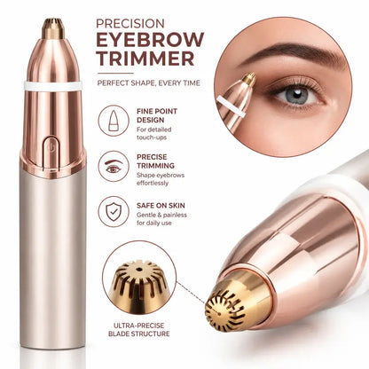 Facial Hair Remover – Touch-Activated Painless For Silky-Smooth Skin