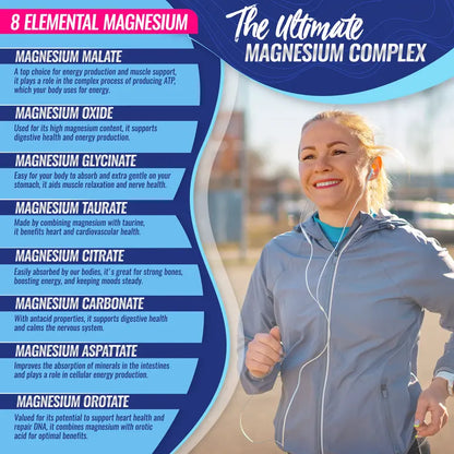 Magnesium Capsules – 8-In-1 High-Absorption Complex For Deep Sleep & Stress Relief