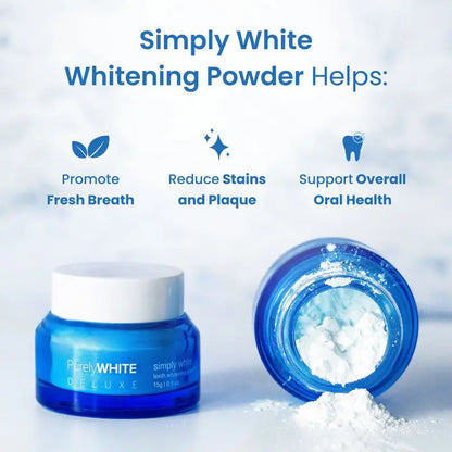Instant Blue-Tech Yellow Correction for Brighter Teeth - Simply Blue Brightening Powder