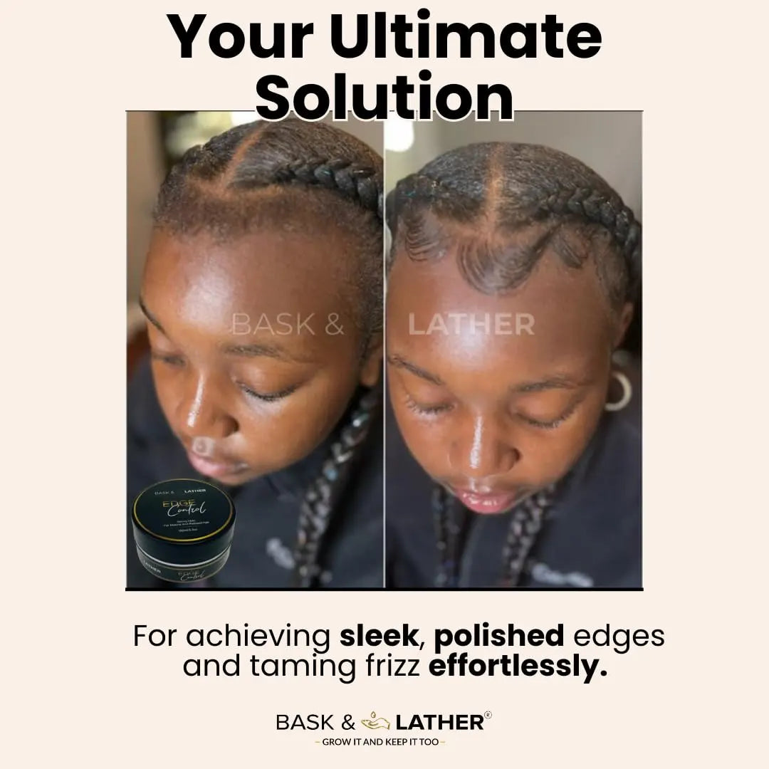 Strong Hold Edge Control Gel - Slay Your Edges Safely With 48H Extreme Hold & Zero Flakes!