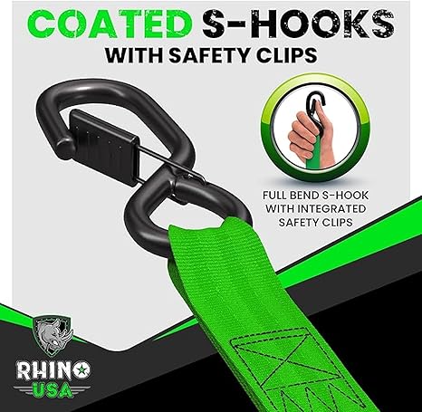 Professional Automatic Retractable Ratchet Tie-Down Straps